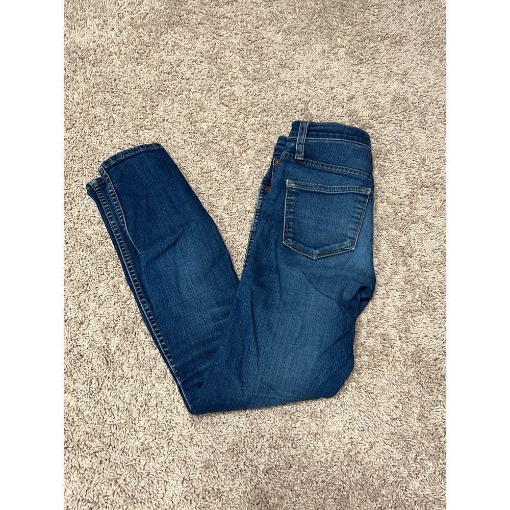 Madewell 10” High Riser Skinny Skinny Medium Wash size 24